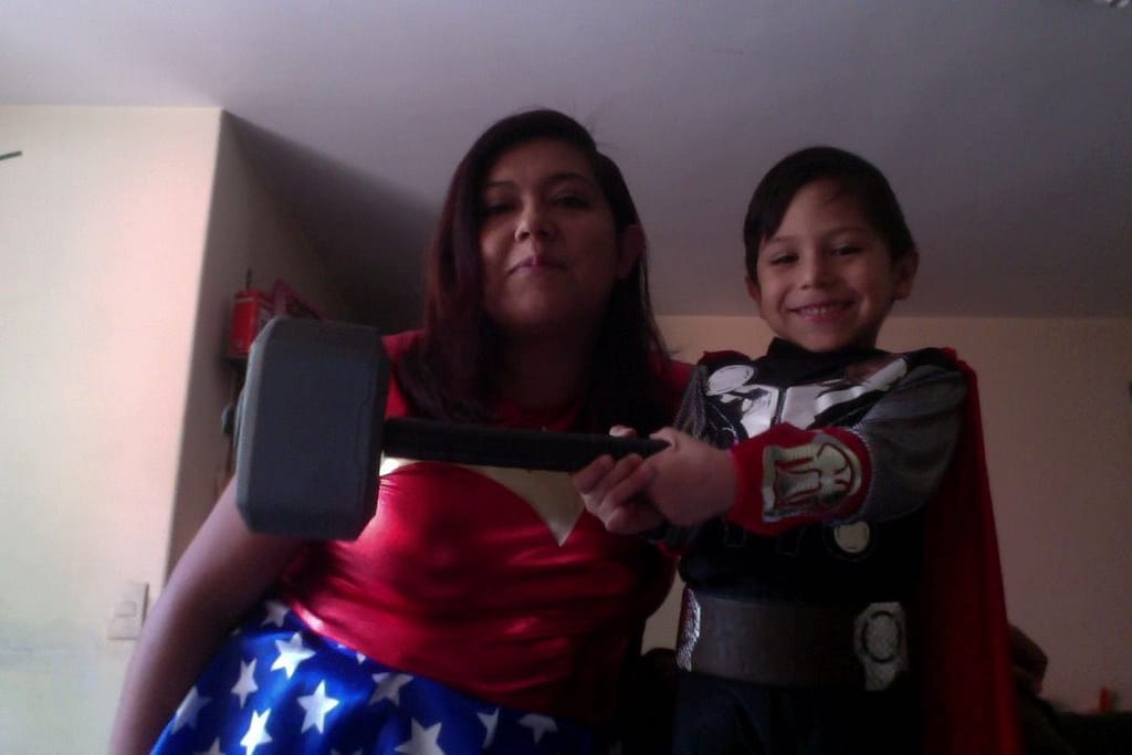 fotos familia superheroes
