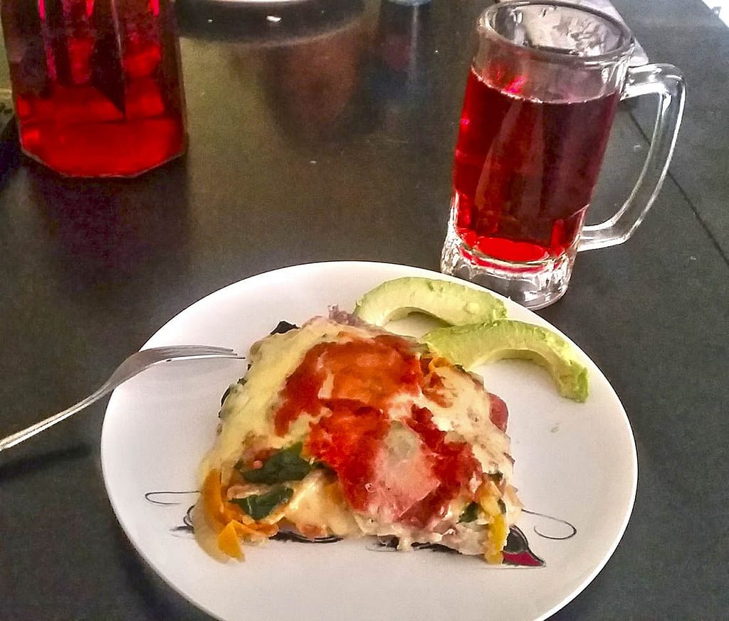 Pastel Azteca Vegetariano 1