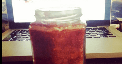 Mermelada de fresa y chía