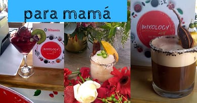 mamá con Vitamix