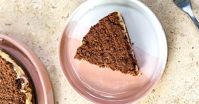 Tarta de café y cacao