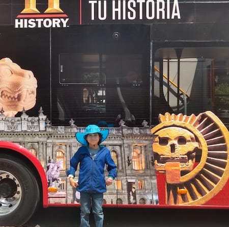 Cdmx en turibus con peques