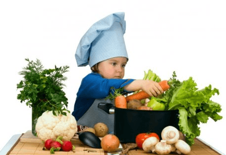 lograr que mi hijo coma verduras