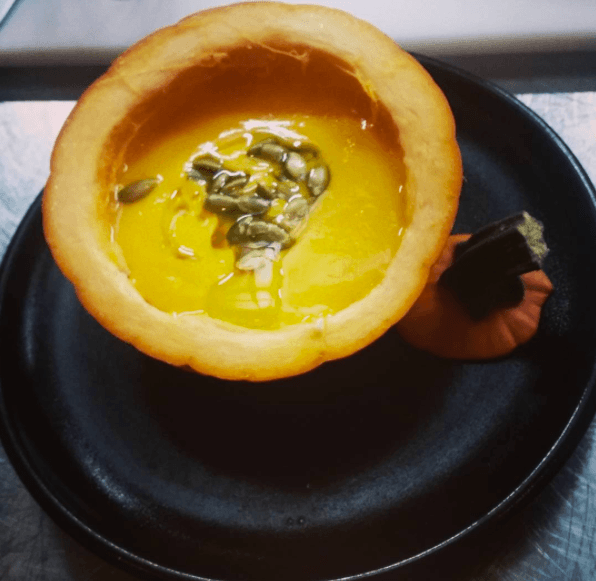 sopa de calabaza de castilla