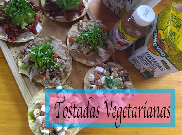 tostadas vegetarianas