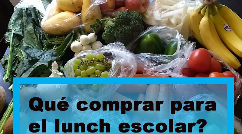 Qué comprar para el lunch escolar?