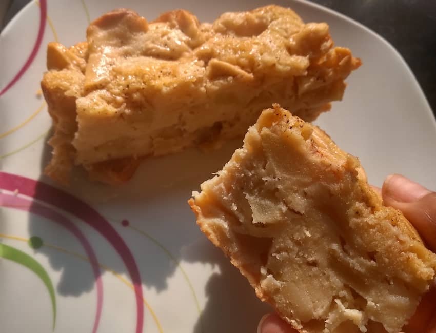 Receta sencilla Pan de manzana 2